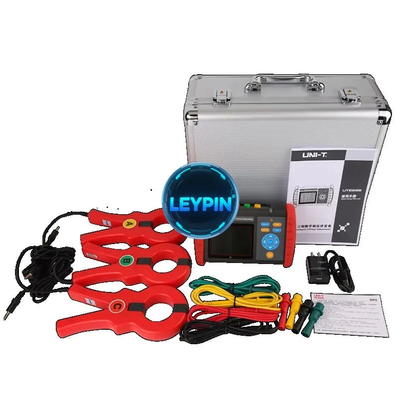 UNI-T UT268B Wireless Large Current Fork Meter 3-phase Digital Phase Voltammeter 1000A     ytdi