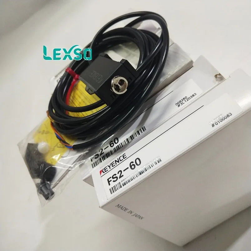 Optical Fiber Sensor Optical Fiber Amplifier Cable Type NPN FS2-60 with High Quality New lexso