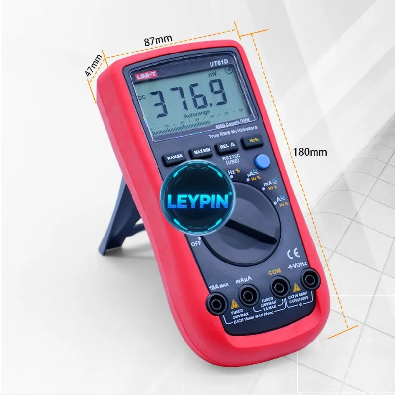 UNI-T UT61E Digital Multimeter True Rms AC DC Meter Data Hold Multitester     lexso