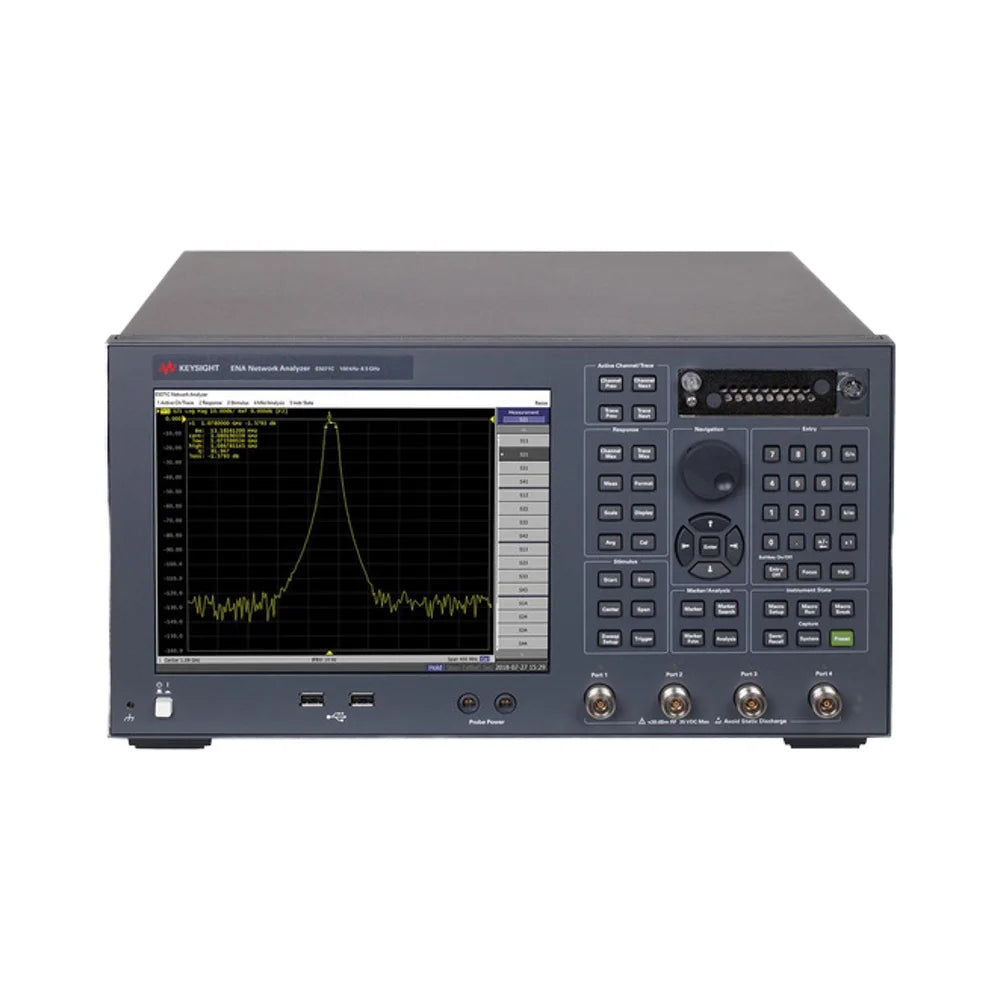Keysight E5071C E5063A E5061B E5080B Vector Network Analyzers 5W Power 9kHz Resolution Electronic Measuring Instruments