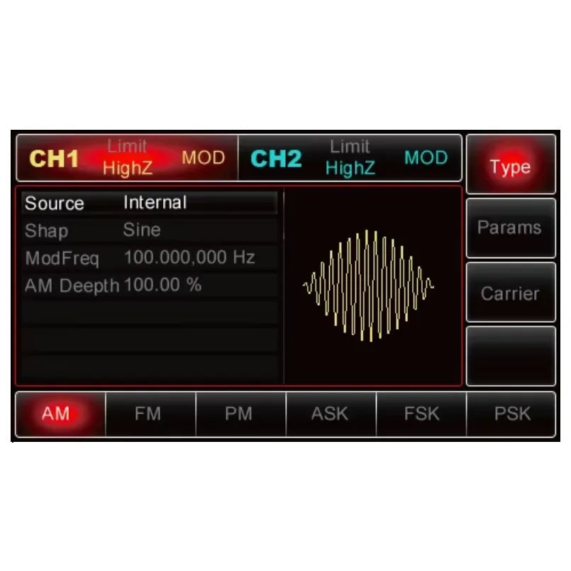 UTG2025A Industrial Precision Arbitrary Waveform Generator 125MSa/s  Maximum Sampling Rate 25MHz Dual-Channel Function Generator lexso