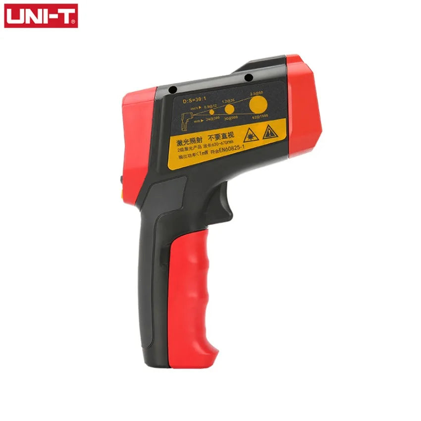 UNI-T Industrial Non Contact Infrared Laser Thermometer HD Color Screen Temperature Measurement UT303A+ IR Gun LS    ytdi