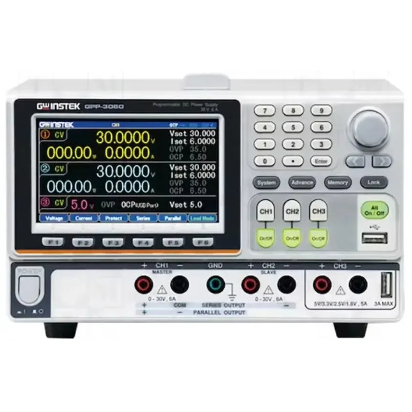 GW Instek GPP-3060 DC Power Supply 30V 6A 385W Serial Parallel Tracking Low Ripple Multi Interface Control  lexso