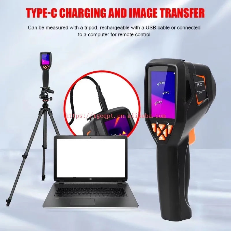 VICTOR 320B Handheld Professional Infrared Thermal Imaging Camera Resolution 256x192 55.6 Field of View   ytdi