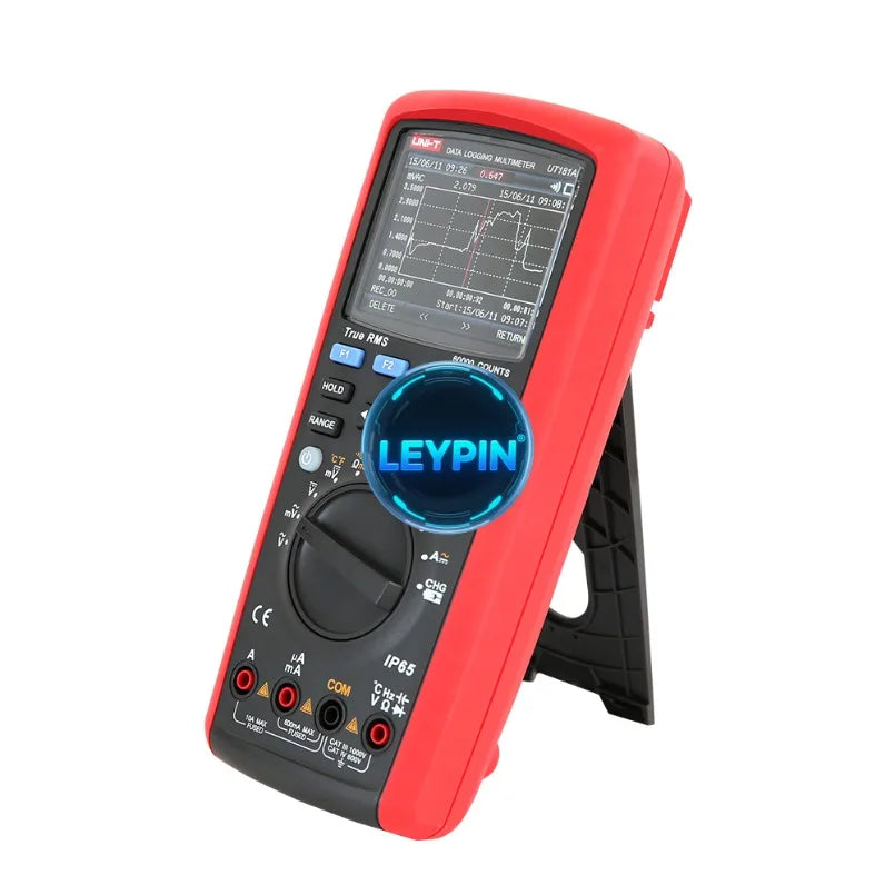 UNI-T UT181A Ac Dc 59999 Count True RMS Datalogging Digital Multimeter with Trend Capture Capacitance Multimeter   lexso