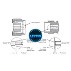 Keysight 8490D Coaxial Fixed Attenuator, Frequency Range: DC to 50 GHz,Maximum Input Power: 1 W (average) ytdi