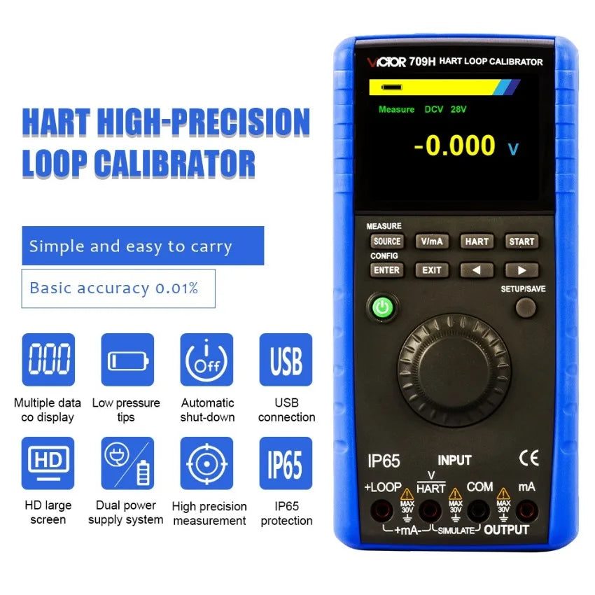 VICTOR VC709H Loop Power Supply High Accuracy Process Calibrator Multifunction Calibrator LS lexso