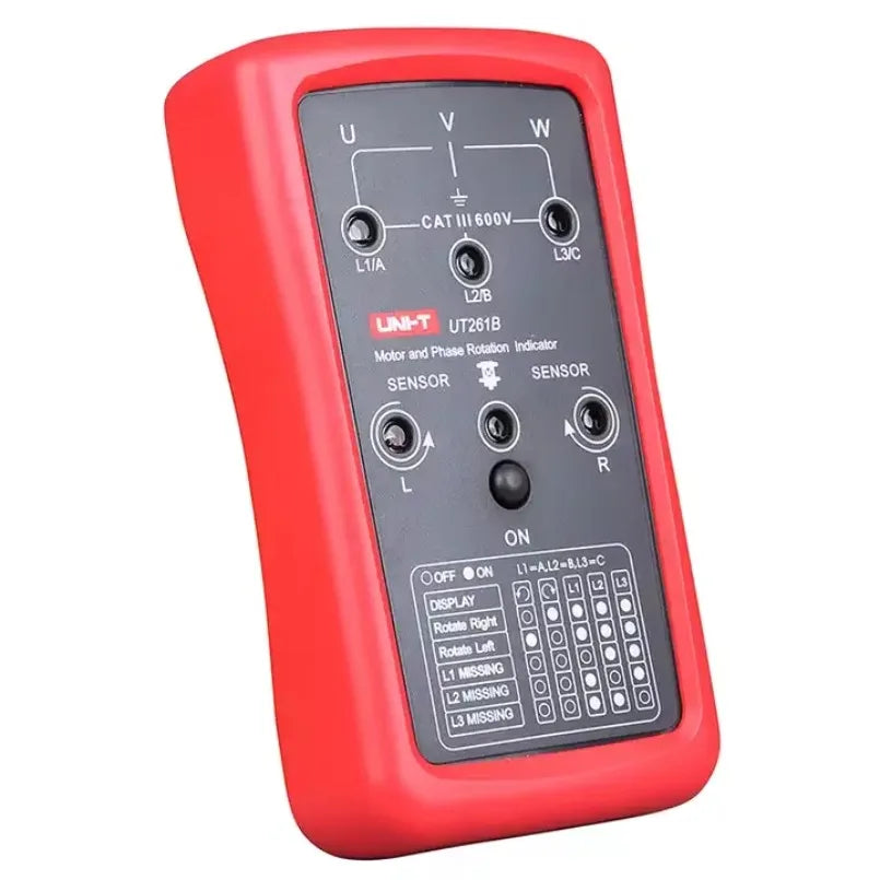 UNI-T UT261B Test Voltage Frequency Motor Steering Phase Sequence Phase Loss Indicator and Motor Steering Instrument Test Form lexso