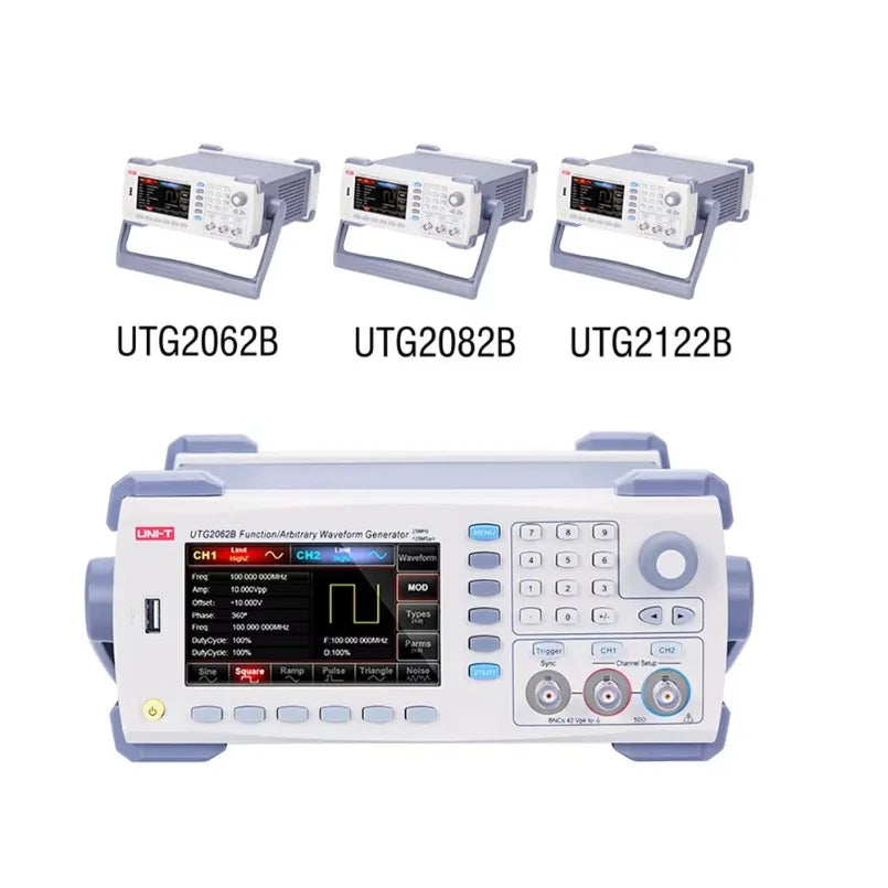 UNI-T UTG2122B 120MHz Dual Channel Function Generator 1.28GSa/s 6Bits Arbitrary Waveform Generator lexso