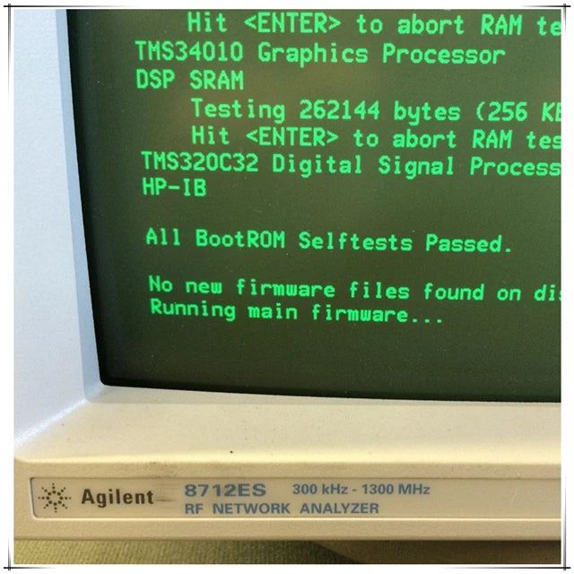 Used Agilent 8712ES 300kHz-1.3GHz 1G Vector Network Spectrum Analyzer Made in America