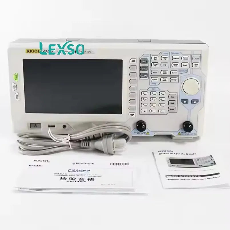 RIGOL DSA815 Spectrum Analyzer 1.50 GHz Compact Design Easy-To-Use Interface With a Widescreen Display lexso