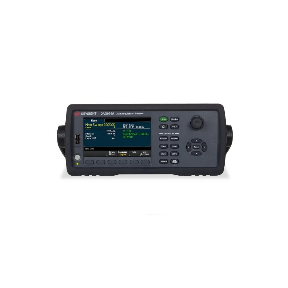 Keysight Technologies DAQ970A Data Acquisition System 120 Channel(s) LAN USB 22 Bit 100K on Board Memory 1 Year Warranty    ytdi