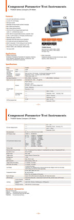 Tonghui TH2830 TH2832 ESR Meter Component Test Instrument Digital LCR Meter  ytdi