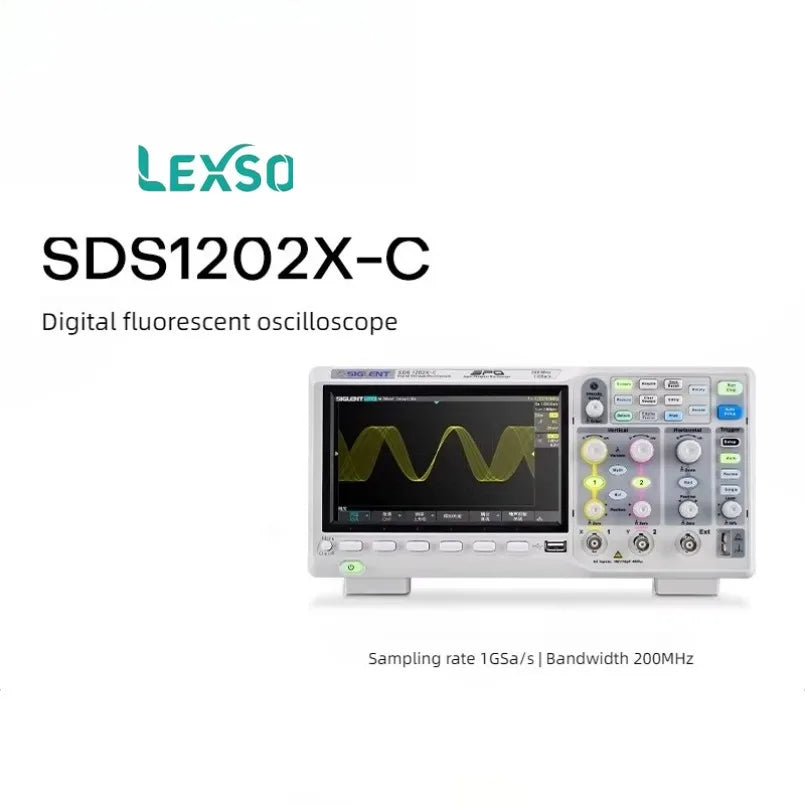 Siglent 200m Bit/s Digital Oscilloscope SDS1202/1104/1204/1102X/C  lexso