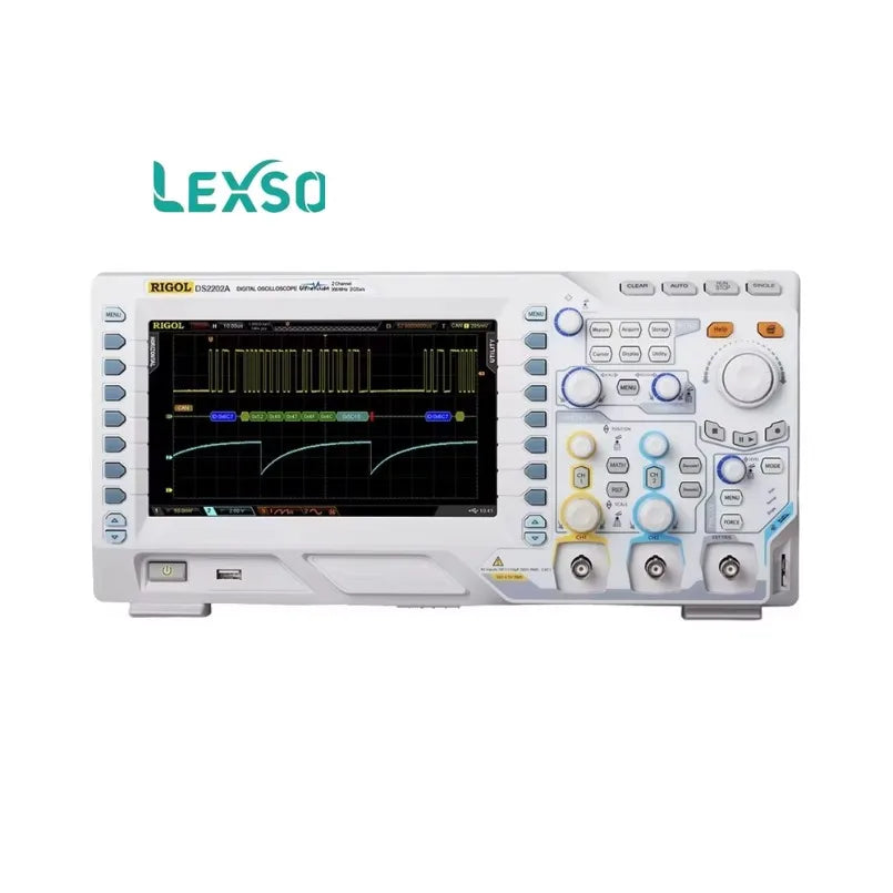 RIGOL DS2202A High-Performance 200MHz Digital Storage Oscilloscope with 2 GSa/s Sampling Rate lexso