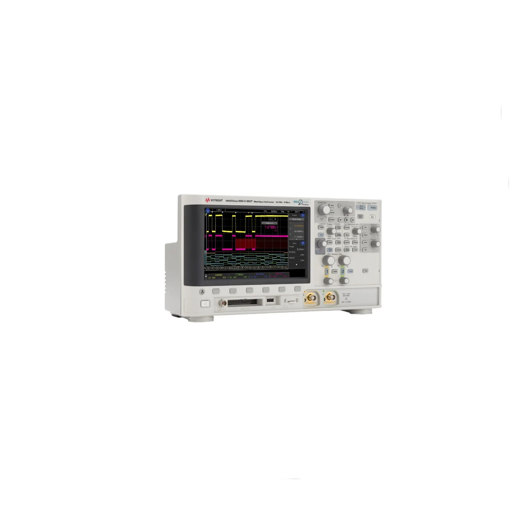 Keysight MSOX3052T Mixed signal Oscilloscope: 500mhz, 2 Analog Channels and 16 Digital Channels