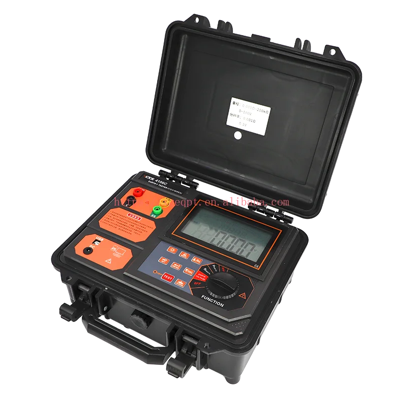 VICTOR 4106C Smart Digital Ground Resistance or Soil Resistivity Electrical Rechargeable Tester AC Voltage Measurement LS   ytdi
