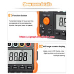 VICTOR 4106 Earth Resistance Tester 2 Pole /3poles /4 Poles Method Voltage 20V 20mA Earth Soil Resistivity Measurement   ytdi