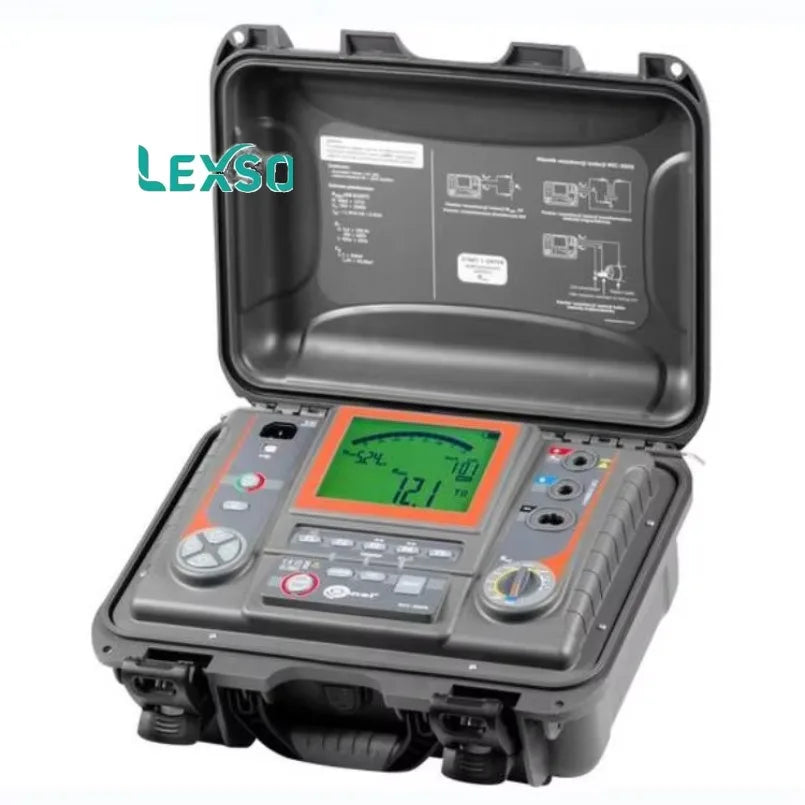Sonel MIC-5005 Insulation Resistance Meter Capacitance Measurement (0...999 NF 49.99 F) (5% M.v. + 5 Digits) Accuracy    lexso