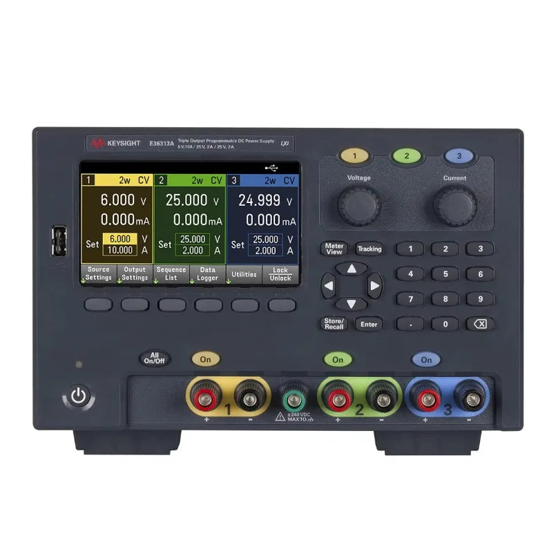 Keysight E36313A 160W Triple Output Power Supply 6V/10A 25V/2A 25V/2A   ytdi