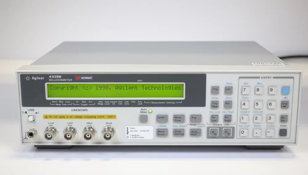 Keysight 4338B Milliohmmeter/low resistance measuring instrument