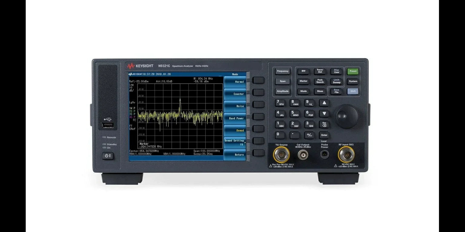 Keysight N9321C Desktop Spectrum Analyser 9Khz-4Ghz Bandwidth High Performance Product    ytdi