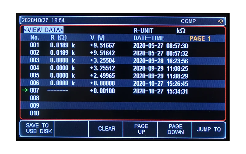 UNI-T UT3562 UT3563 High Precision Battery Internal Resistance Tester 0.01mV~100V/400V 0.1μΩ~3.2000kΩ Voltage Test Instrument