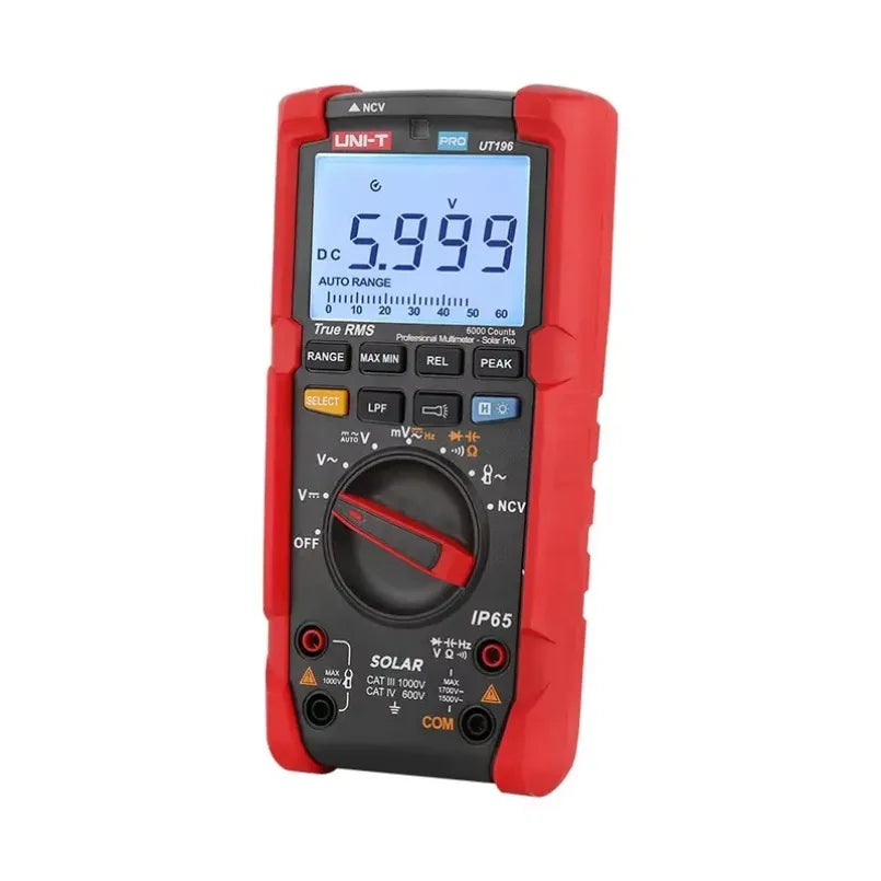 UNI-T UT196 1700V DC/1500V AC Photovoltaic Professional Digital Multimeter Solar Energy UT-CS09D 3000A lexso
