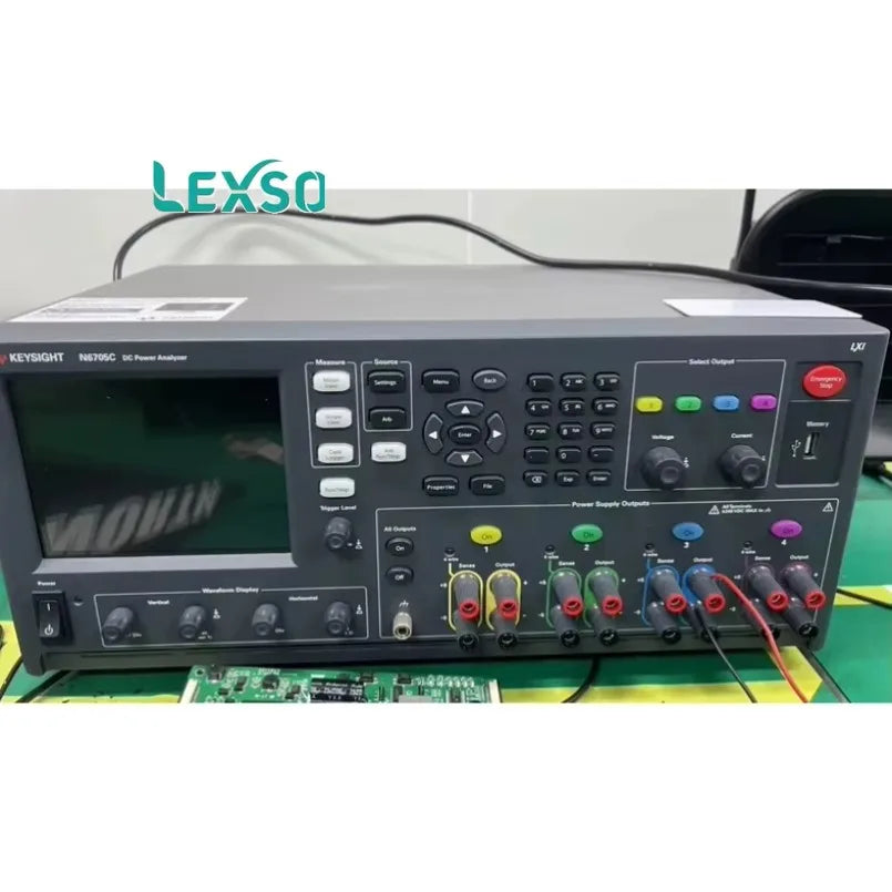 Keysight N6705C DC Power Analyzer With 2 Modules  Keysight 34450A lexso