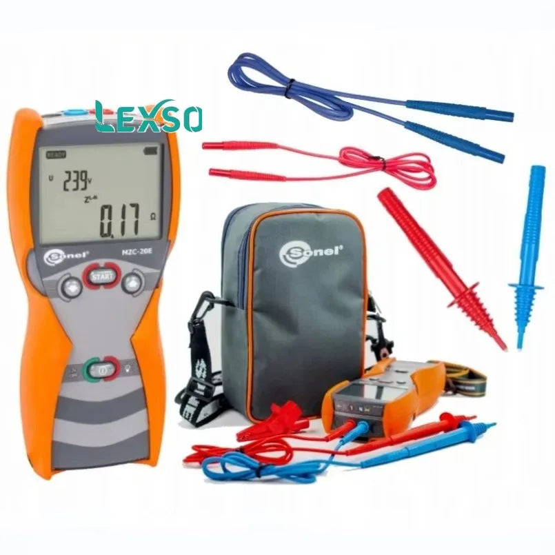 Sonel MZC-20E Fault Loop Impedance Meter with 0V-440V Range and   lexso