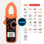 VICTOR 606+ Digital Clamp Meter 1999 Counts 600V 600A Clamp Multimeter With Live NCV Flashlight LOW INPEDANCE Voltage    ytdi