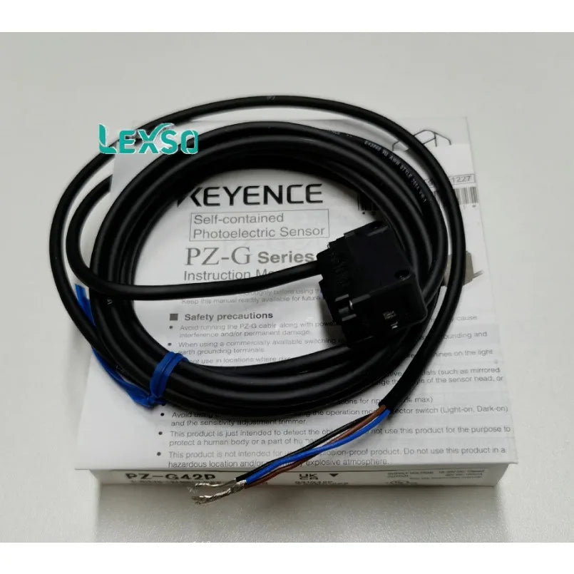 KEYENCE PZ-G52EN PZ-G52EP Photoelectric Switch Sensors Square Transmissive M12 Connector Type with Cable NPN lexso