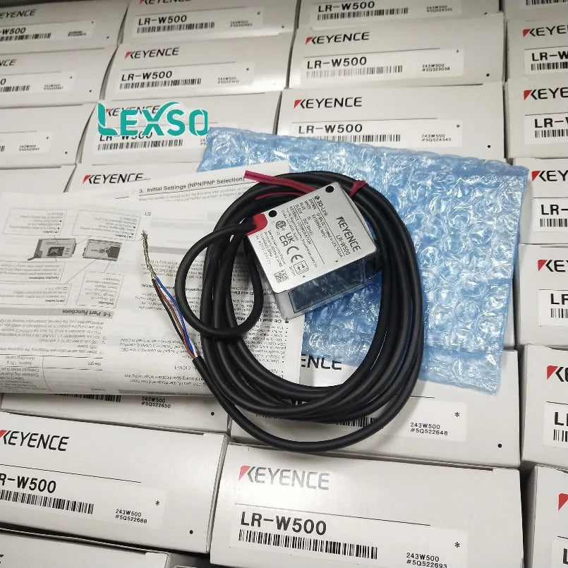 New KEYENCE LR-W500 White Light Dot Photoelectric Sensor Zinc Casting Cable Type 1 Year Warranty Original Genuine    lexso