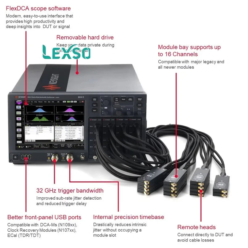 Keysight N1045B 60 GHz, 2/4-port, Electrical Remote Sample Head Module Bandwidth None Maximum Memory Depth Not Applicable lexso