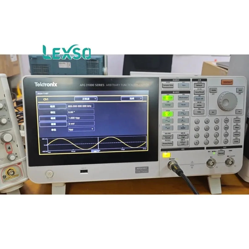 Tektronix AFG31051 Tektronix 50 MHz, Single Channel, 1 GSa/s, Arbitrary/Function Generator lexso    ytdi