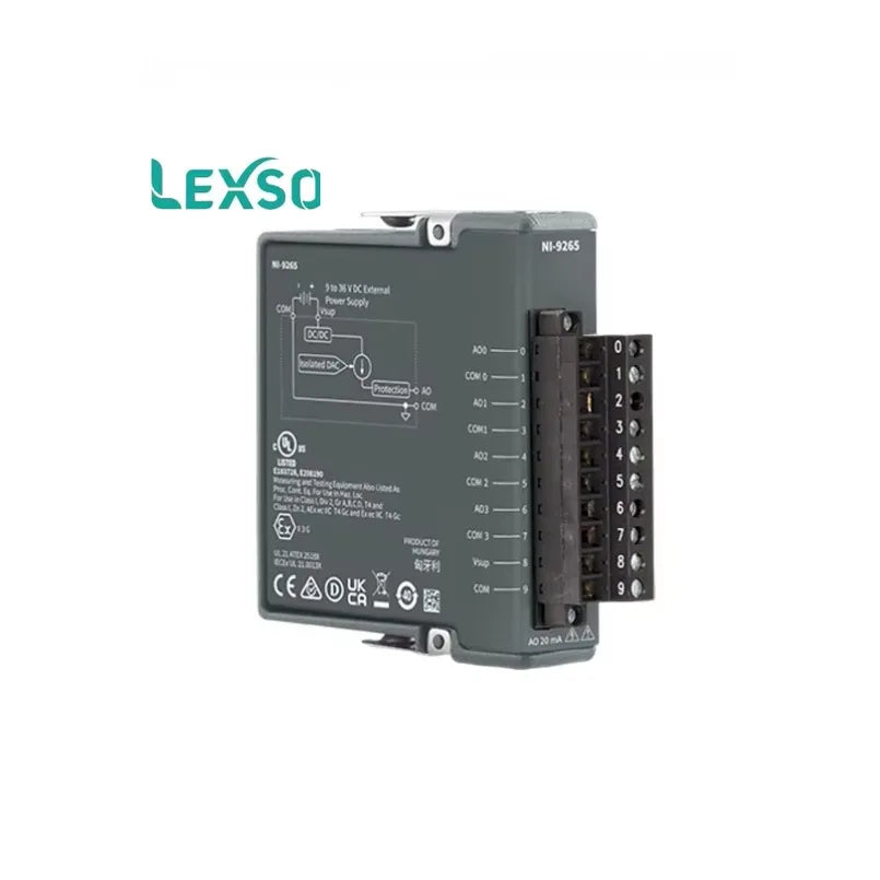 NI-9265 4-Channel C-Series Industrial Current Output Module Electronic Measuring  for Connecting Controlling Actuators lexso