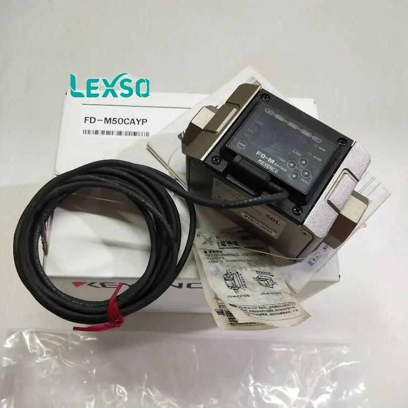 Keyence FD-M50CAYP Horizontal Mount PNP Output Electromagnetic Flow Sensor for Corrosive Fluid Monitoring lexso
