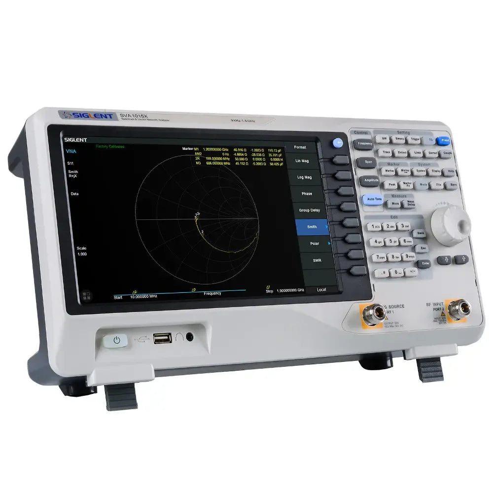 Siglent SVA1015X Spectrum & Vector Network Analyzer, 9 kHz to 1.5 GHz with Tracking Generator
