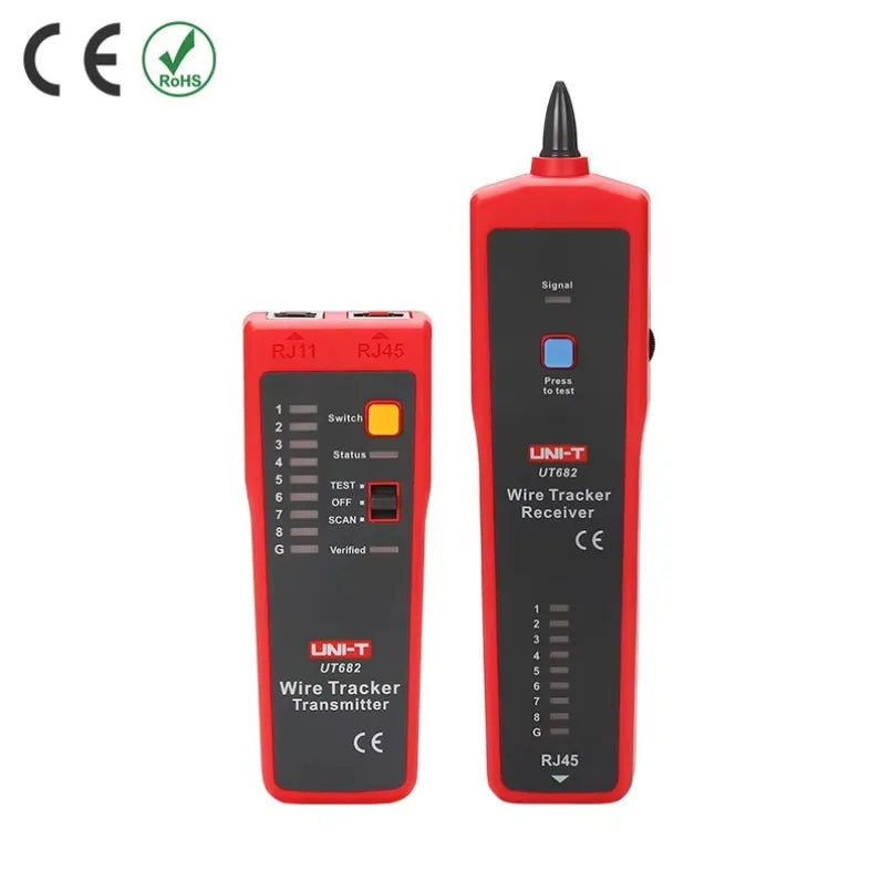 UNI-T UT682 Industrial Cable Tester Tracker Automotive Telephone Network Wire Tracker Car Tracker Wired Purpose Vehicle Wired lexso