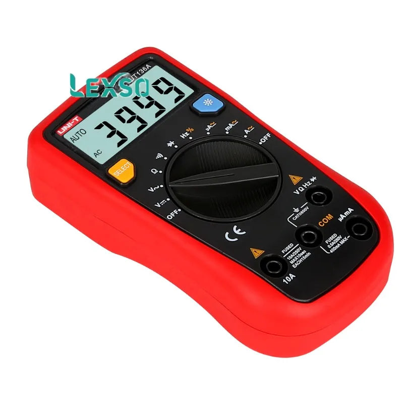 UNI-T UT136A 3999 Count Multimeter Tester Multimeter Mini Digital Multimeter    ytdi