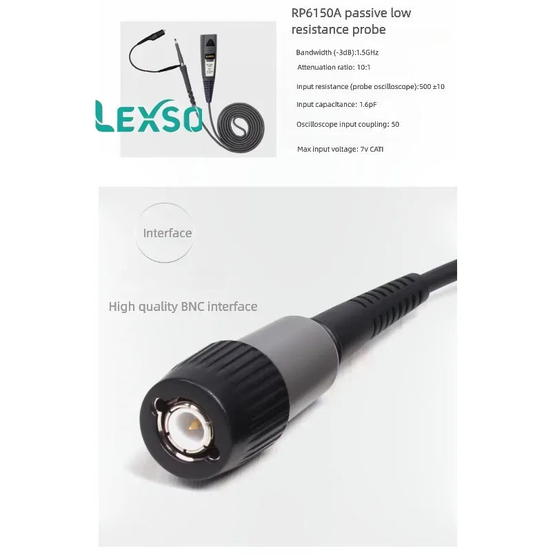 Rigol RP3500A/5600A/6150A passive probe, high-voltage probe, 500/600M high-resistance probe  lexso