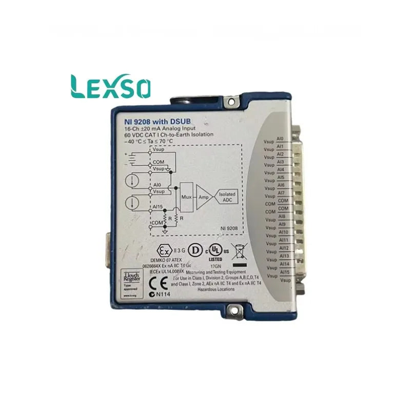NI-9227 NI-9208 C Series Current Input Module 781099-01 785041-01 lexso