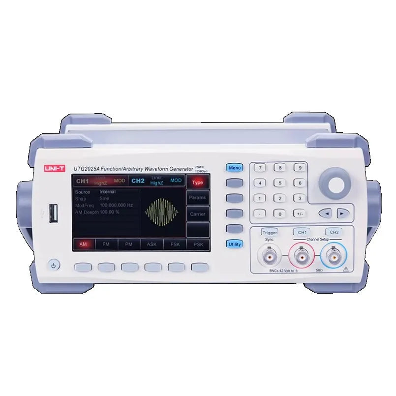 UTG2025A Industrial Precision Arbitrary Waveform Generator 125MSa/s  Maximum Sampling Rate 25MHz Dual-Channel Function Generator lexso