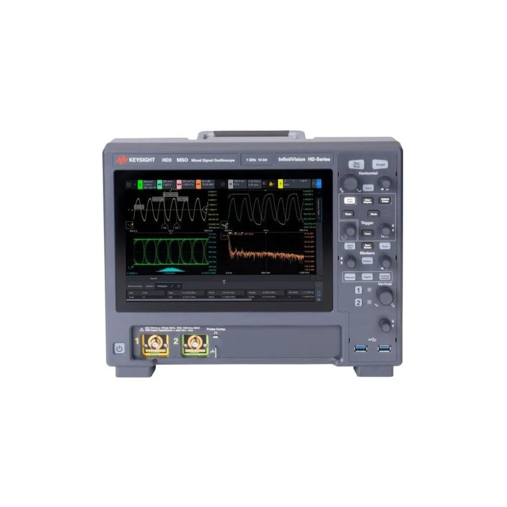 Keysight HD302MSO-200 200MHz Digital Multiscope 2+16 Channel Desktop Oscilloscope 14-Bit Resolution 1.2GHz Sample Rate    ytdi