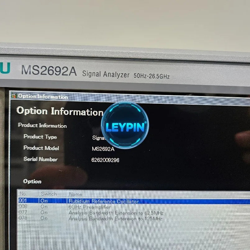 Anritsu MS2692A Signal Analyzer 26.5GHz-001 008 077 078     ytdi