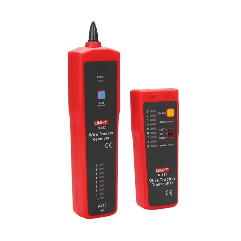 UNI-T UT682 Industrial Cable Tester Tracker Automotive Telephone Network Wire Tracker Car Tracker Wired Purpose Vehicle Wired lexso