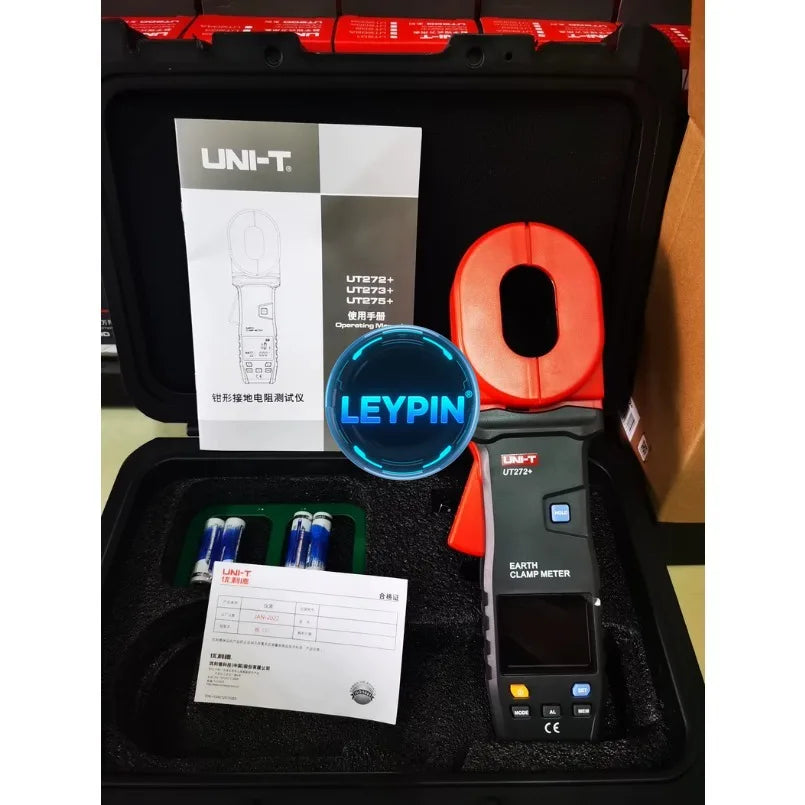 UNI-T UT273+ UT275+ Digital Clamp Grounding Resistance Meter   Earth Loop Tester Leakage Current    lexso