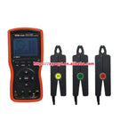 VICTOR 4300 High Accuracy Phase Tester 12kvA 12kvAR 12kw AC Current 20A Voltage 600v USB Smart 3 Clamp Digital Phase Va Meter   ytdi