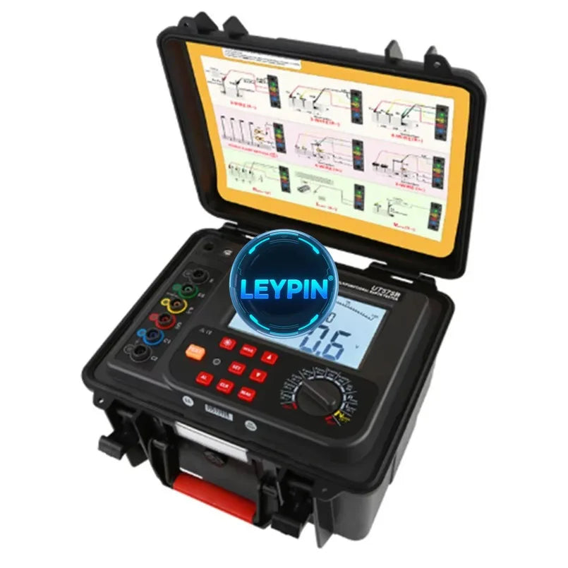 UNI-T UT575B Double-clamp Multifunctional Earth Tester Multiple Measurement Methods Voltage Current Double Clamp Method      lexso