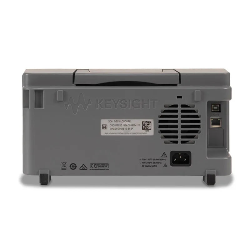 Keysight DSOX1202G 100MHz Oscilloscope with 2 Analog Channels and Built-in Waveform Generator
